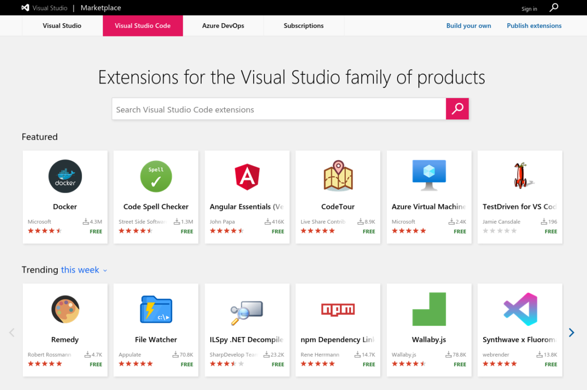 Listas com as melhores extensões Visual Studio Code (vscode)